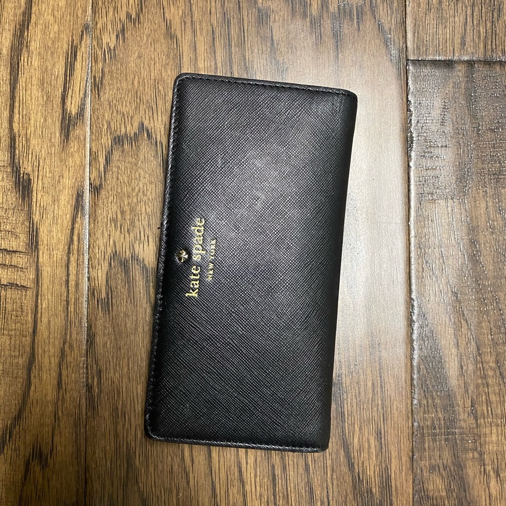 Kate Spade Black Bifold Wallet